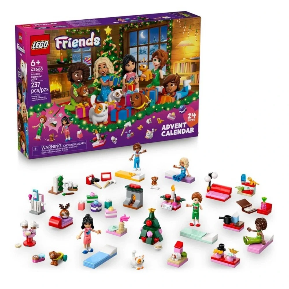 LEGO Friends Advent Calendar 2025 (42668) Holiday Set – 237pcs, New Sealed